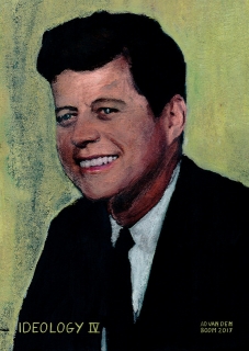 wereldleiders,John,F,Kennedy,modern,art,portret,schilderij